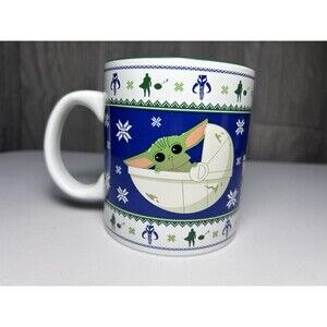 Star Wars Baby Yoda Ugly Christmas Sweater 20 Oz Ceramic Mug